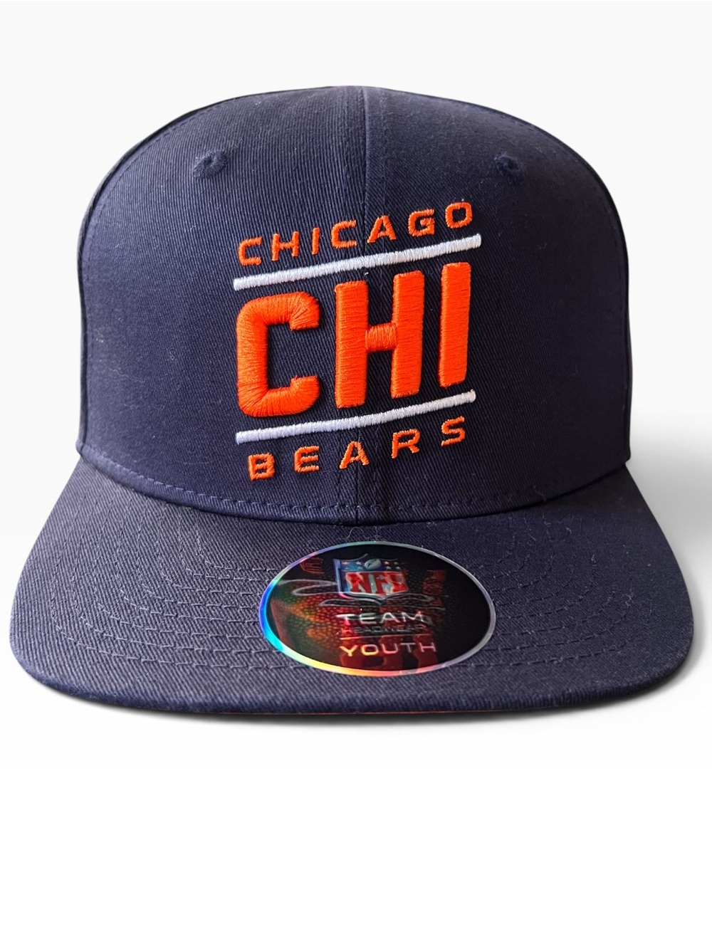 Vintage Style Chicago Bears NFL Team Apparel Youth Snapback Hat NWT
